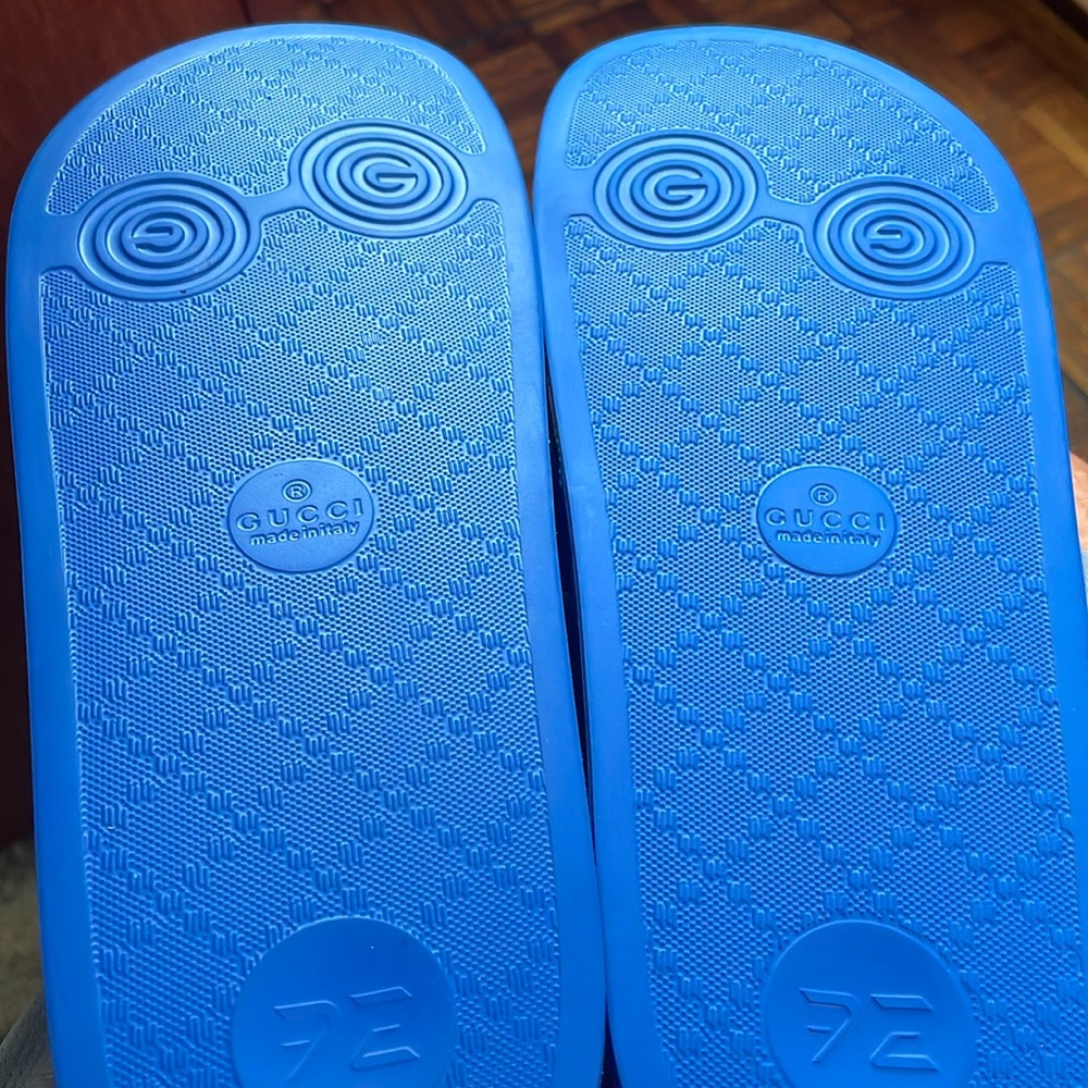 $ALE- Gucci Original Limited Edition Slides - NY Knicks colors - Picture 5 of 8